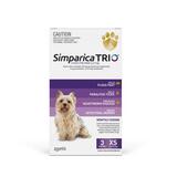 Simparica Trio Chews Extra Small 3pk 2.5 - 5kg 5.5 - 11lbs 1