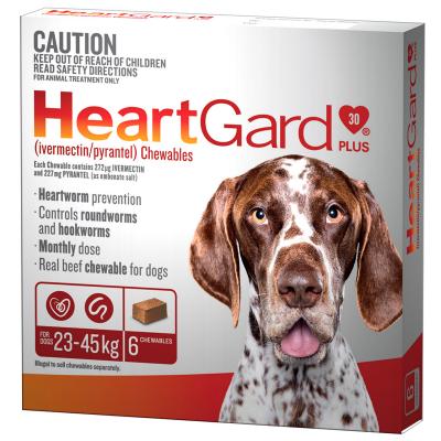 Heartgard Plus Large Dog 23-45kg 50 to 100lbs 6 pack 1