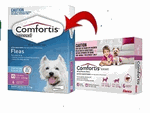 OUT OF STOCK Comfortis Flea for Toy Dogs:2.3-4.5kg 5-10lbs 6 month pack 1