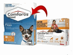 OUT OF STOCK Comfortis Flea for Small Dogs:4.5-9kg 10-20lbs 6 month pack 1
