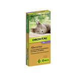 Drontal allwormer for cats 4kg upto 9lbs 4 tablets 1