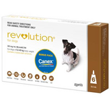 OUT OF STOCK Revolution Small Dogs 5-10kg 11-22lbs 6 pack. 1