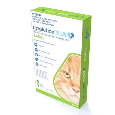 Revolution Plus Large Cat 5.1-10kg 11-22lb Green 6 pack 1