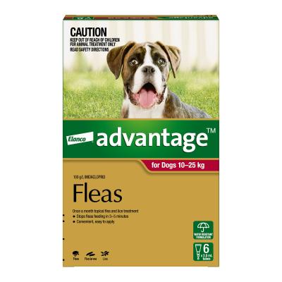 Advantage Large Dogs 10-25kg 22-55lbs 6 pack 1