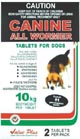 Canine allwormer up to 10kgup to 22 lbs 2 tabs 1